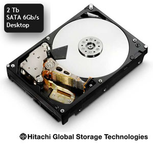 Hitachi Disque SATA 6 Gb/s 2 Tb
