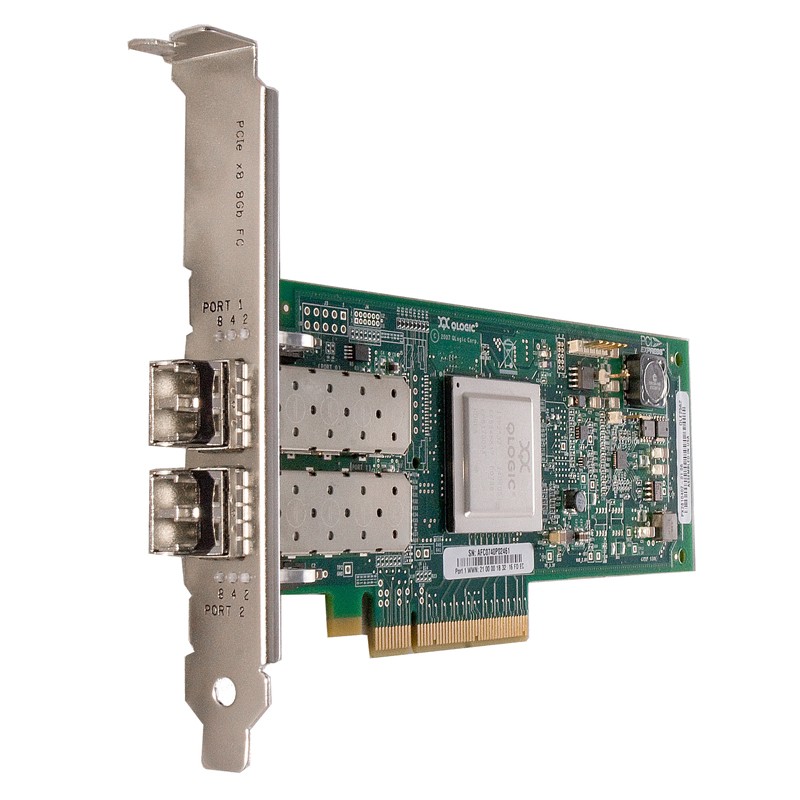Adaptateur Qlogic Fibre Channel 8 Gb/s PCIe Double Port 