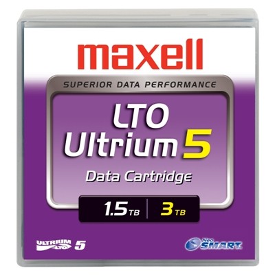 Maxell Cartouche de données LTO-5 Ultrium REW 1.5/3TB