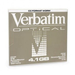 Verbatim Disque magnéto-optique - 4,1 Gb WORM