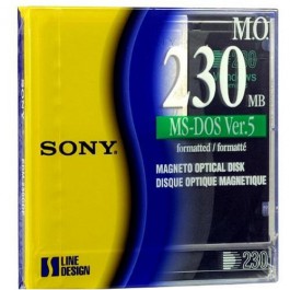 Sony Disque magnéto-optique - 230 Mb REW