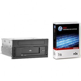 HP Lecteur StorageWorks RDX USB 3.0 interne pour serveur DL livré avec une cartouche HP RDX de 1To