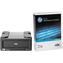 HP Lecteur StorageWorks RDX USB 3.0 externe livré avec une cartouche HP RDX 2To