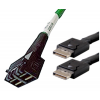 Broadcom Câble SAS NVMe U2 x8 SFF-8643 vers deux OCuLink