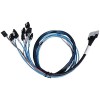 Câble SAS Adaptec ACK-I-SlimSASx8-8SATAx1-0.8M