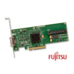 Fujitsu Ctrl SAS 3Gb/s 4int/4ext PCIe lp