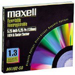Maxell Disque magnéto-optique REW - 1,2 Gb