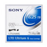 Sony Cartouche de données LTO-6 Ultrium REW 2,5 To/6,25 To