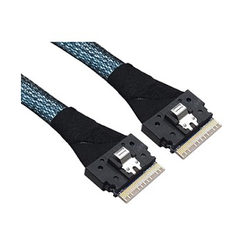 Broadcom Câble SAS NVMe U2 SlimSAS x8 SFF-8654 1m 