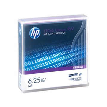 HP Cartouche de données LTO-6 Ultrium REW 2,5 To/6,25 To MP à particules de métal