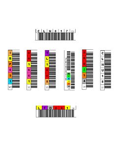 Etiquette code à barre pour bande LTO