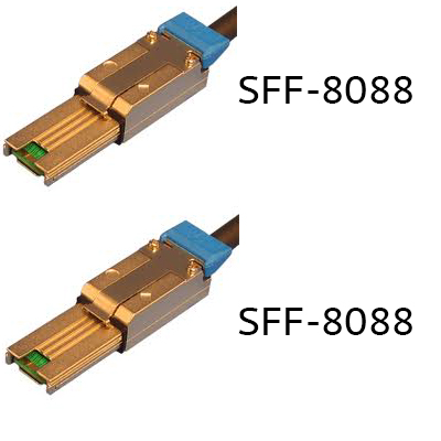 Atto Technology Câble SAS externe SFF-8088 vers SFF-8088, longueur 3 mètres